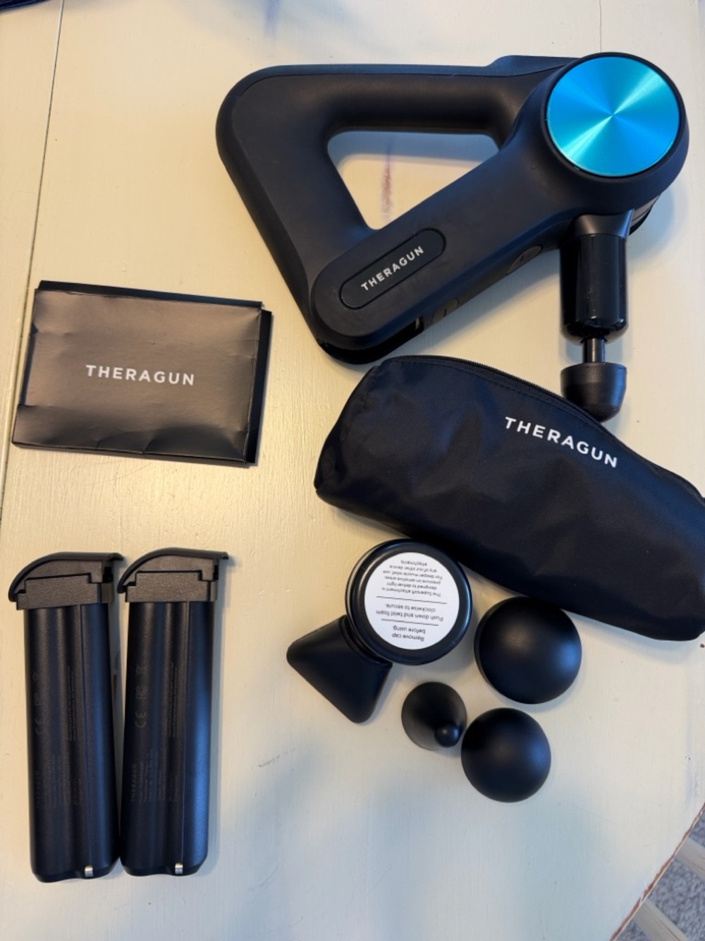 Therabody Theragun PRO Massager - Black with Blue Accent